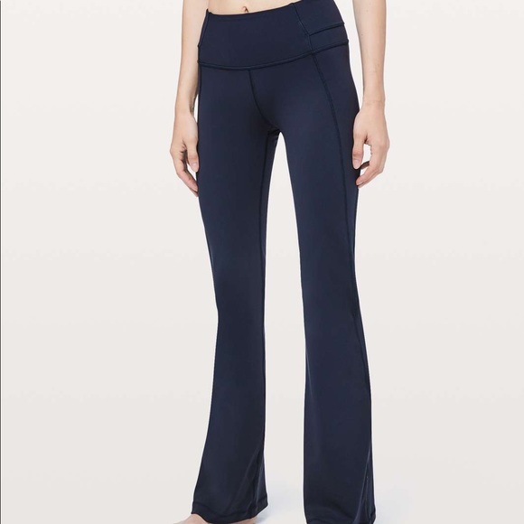 lululemon athletica Pants - Lululemon Groove Pant Flair in True Navy